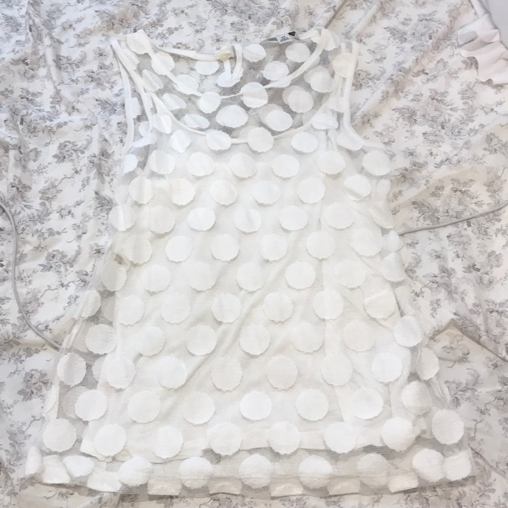 Banana republic tank top with camisole underneath